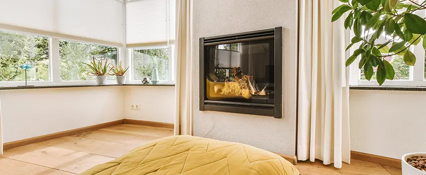 Residential Fireplace Ceramic Glass Installation in North Tustin, CA