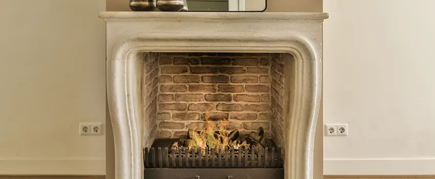 Vintage-style Fireplace Redesign in North Tustin, California