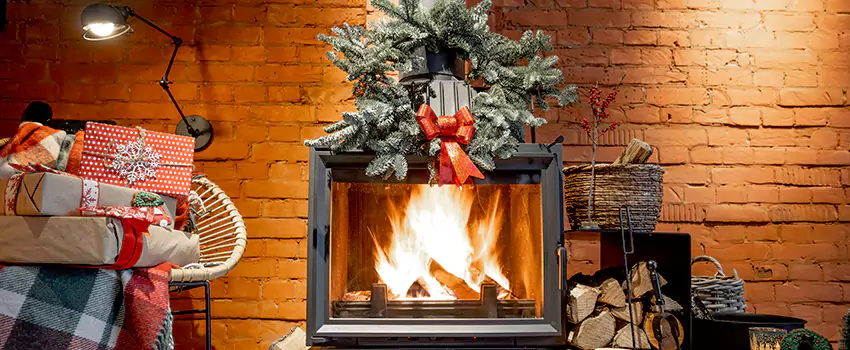 Travis Industries Linear Gas Fireplace Installation in North Tustin, California