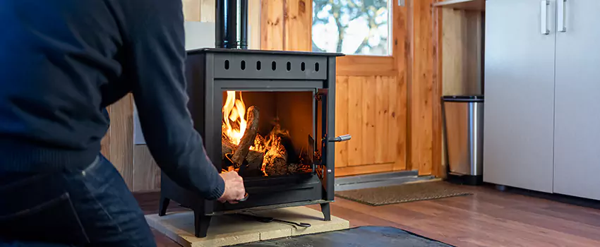 Open Hearth Wood Fireplace Installation in North Tustin, CA