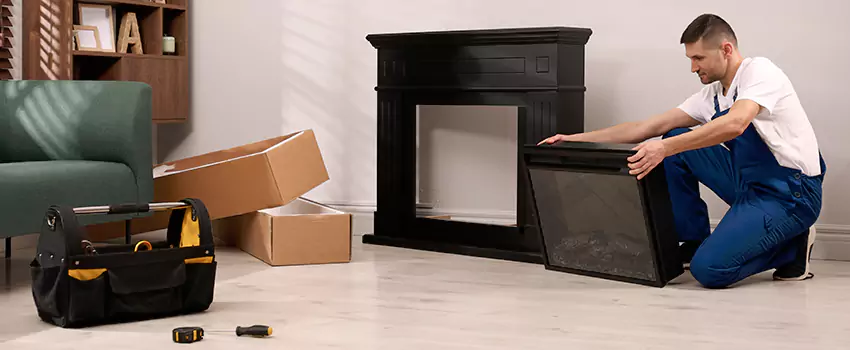 Old Rusted Metal Fireplace Repair And Replacement in North Tustin, CA